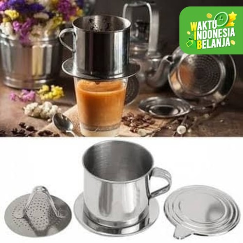 Foto Produk Gelas Filter Saringan Kopi Vietnam Coffee Drip Dripper 100ml 8Q LC1 - 8Q dari lbagstore
