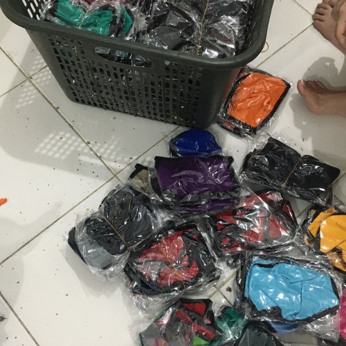 Foto Produk MASKER KAIN KATUN POLOS COWOK CEWEK dari Nasi Campur Ahiong