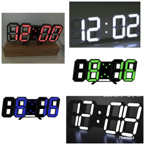Foto Produk Ready Stock Jam Dinding LED murah jam meja digital dari Untung Rejeki Shop