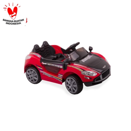 Foto Produk Mobilan Aki M-7688 (Merah Hitam) PMB dari PMB TOYS
