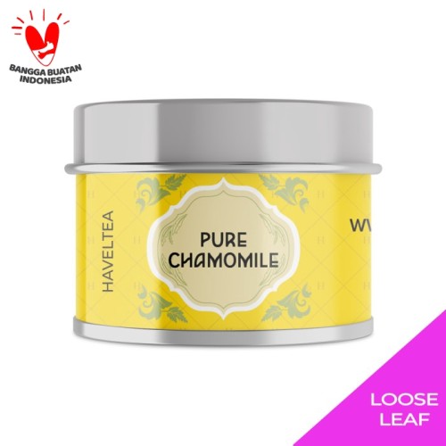 Foto Produk PURE CHAMOMILE | Mini Tin | Haveltea | Floral Tea | Sleep Anxiety Aid - Loose Leaf 7.5g dari Haveltea Official Store