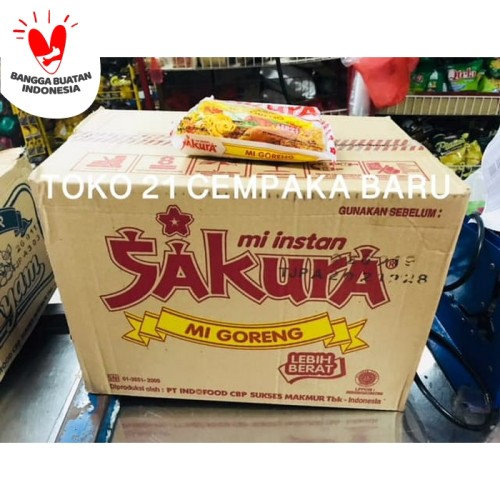 Foto Produk Mi SAKURA Rasa Mie Goreng 1 KARTON isi 40 PCS | Mi Instan Sakura Murah dari Toko 21 Cempaka Baru