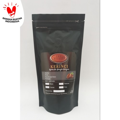 Foto Produk KOPI ROBUSTA KERINCI 250 GRAM BIJI DAN BUBUK - BIJI dari FRY AND ROAST