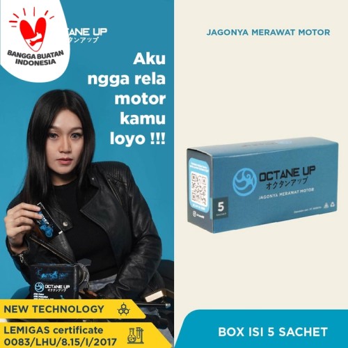 Foto Produk Octane Up - Cairan Perawatan Mesin Motor 5 Sachet dari Octane Up Official