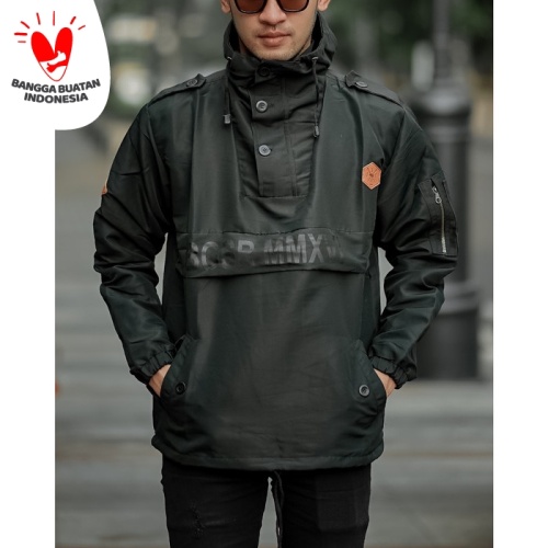 Foto Produk Jaket Cagoule Premium / Jaket Motor - Hitam dari Almondshop_