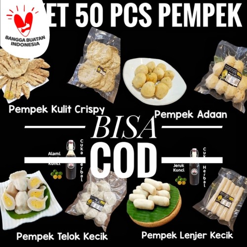 Foto Produk PROMO !!! PEMPEK PALEMBANG ASLI ISI 50PCS dari AMPERASHOP10