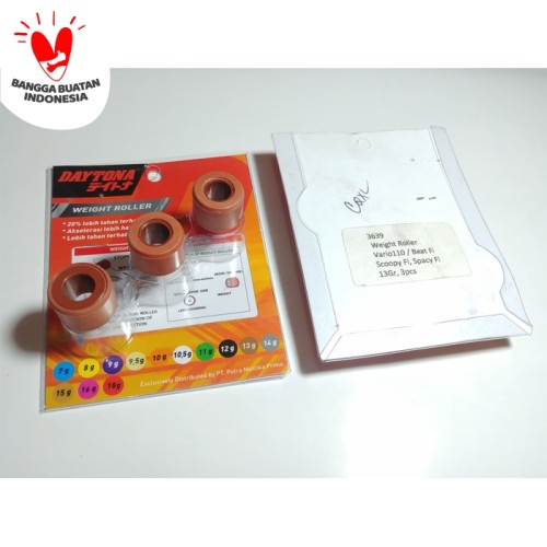 Foto Produk Roller Beat Fi Vario Fi 110 Scoopy Fi Spacy Fi Daytona Racing 13 Gram dari Lestari Motor 2