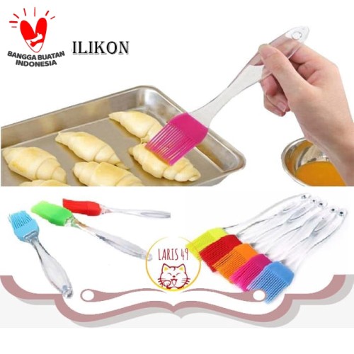 Foto Produk Kuas Silikon Roti silicone Cake barbecue Mentega Food Brush - KRS dari Laris49