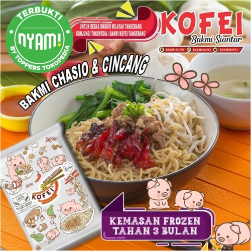 Foto Produk Paket Bakmi Chasio dari Bakmi Kofei kemasan beku (frozen) NONHALAL dari Bakmi Kofei