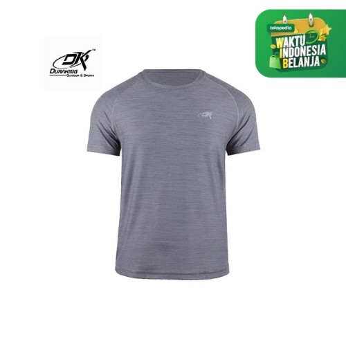 Foto Produk Running Jersey - DK Basic Color Tee Man Grey - S dari Duraking Outdoor&Sports