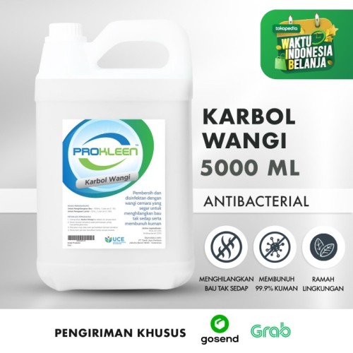 Foto Produk Karbol Wangi Pine/Cemara PROKLEEN 5L KONSENTRAT By TOKOPEDIA dari United Cleaning Official