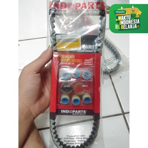 Foto Produk VANBELT SET ROLLER BEAT FI SCOOPY FI VARIO FI NON ESP ASSY INDOPART dari Lestari Motor 2
