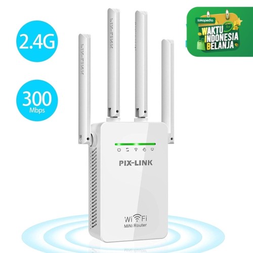 Foto Produk PIX-LINK 300M Wireless Wifi Range Extender Router Repeater AP LV-WR09 dari Mix acc88