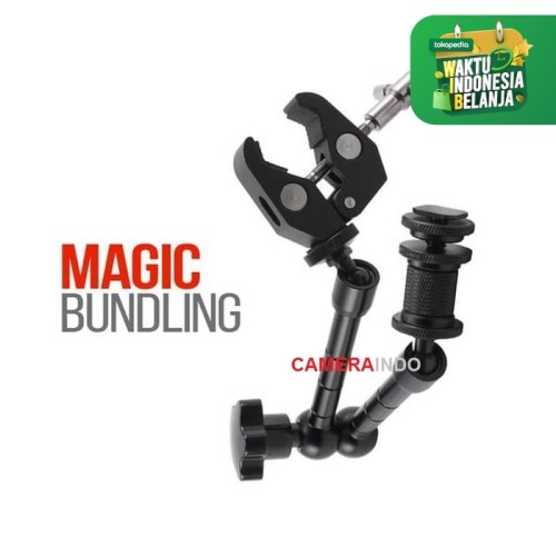 Foto Produk Magic Super Clamp for DSLR bracket penjepit - Plus Magic Arm dari cameraindo