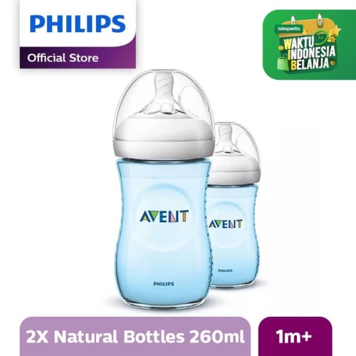 Foto Produk Philips Avent SCF695/23 NATURAL PP 9OZ BOTTLE BLUE TWIN - Biru dari Philips e-Store