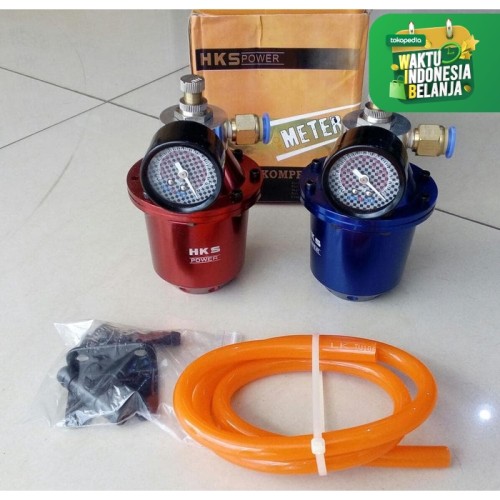 Foto Produk HKS Kompresor Besar HKS Meter Air Charger Universal HKS Compressor - Merah dari vauto