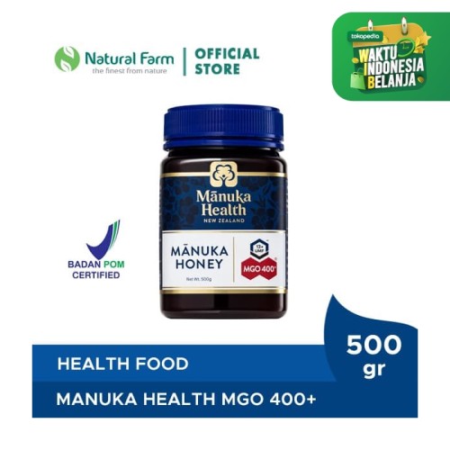 Foto Produk Manuka Health MGO 400+ (500gr) dari Natural Farm