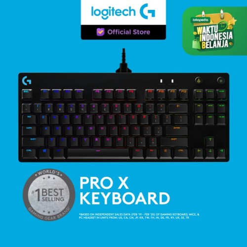 Foto Produk Logitech Pro X Gaming Keyboard dari Logitech G Official