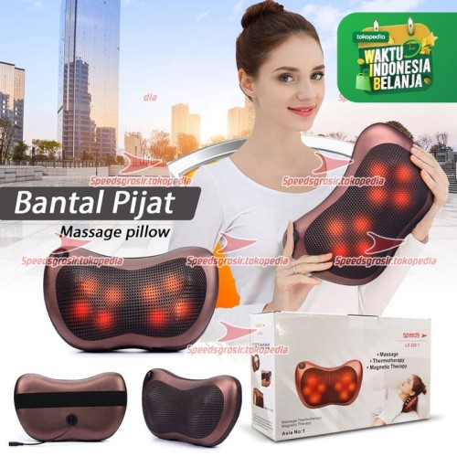 Foto Produk Bantal Pijat portable Car and Home Masage Pillow 202-01 dari speedsgrosir