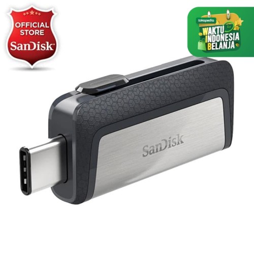 Foto Produk Sandisk OTG 256GB USB Type-C USB 3.1 Ultra Dual Drive dari SanDisk Official