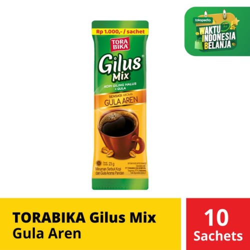 Foto Produk Torabika Gilus Mix Gula Aren 10 Sachets @23 Gr dari Mayora Official Store