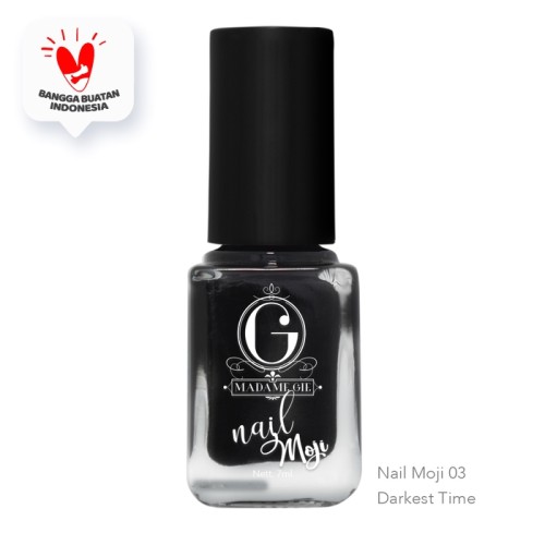Foto Produk Madame Gie Nailmoji Monochrome Series (Satuan) - Darkest Time dari Madame Gie Official