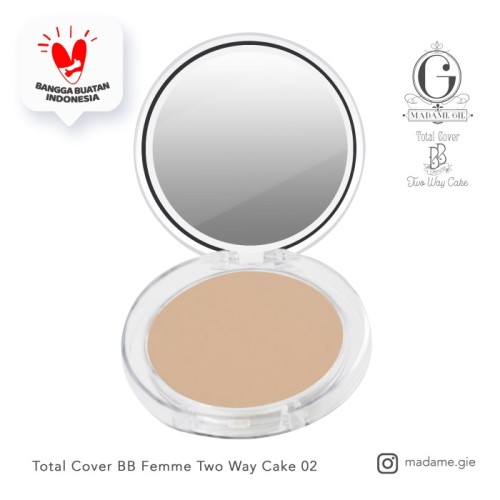 Foto Produk Madame Gie Total Cover BB Two Way Cake - Bedak Padat - BedakPadat Dua dari Madame Gie Official