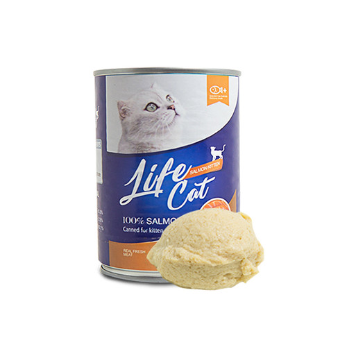 Foto Produk life cat 400 gr kitten salmon dari F.J. Pet Shop