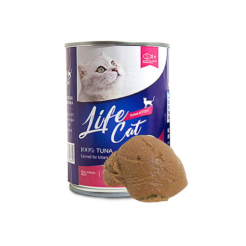 Foto Produk life cat 400 gr kitten tuna dari F.J. Pet Shop