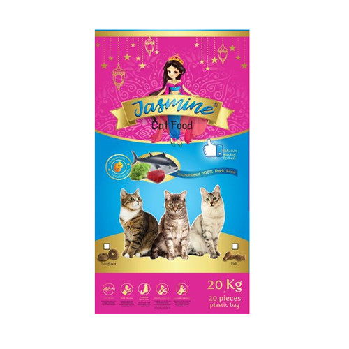 Foto Produk jasmine 20 kg cat tuna kibble ikan dari F.J. Pet Shop