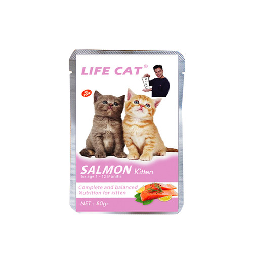 Foto Produk life cat 85 gr kitten salmon dari F.J. Pet Shop