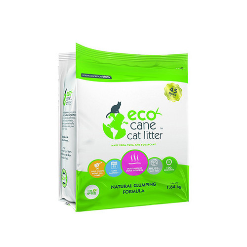 Foto Produk eco cane 1.64 kg natural clumping cat litter dari F.J. Pet Shop