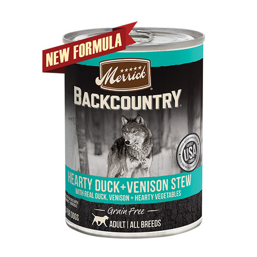 Foto Produk merrick backcountry 360 gr dog hearty duck and venison stew dari F.J. Pet Shop