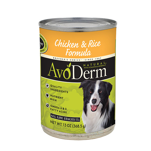 Foto Produk avoderm 368.5 gr dog chicken and rice recipe dari F.J. Pet Shop
