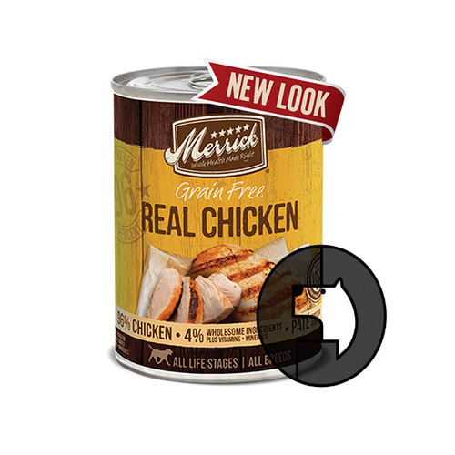 Foto Produk merrick grain free 360 gr (12.7 oz) dog real chicken dari F.J. Pet Shop