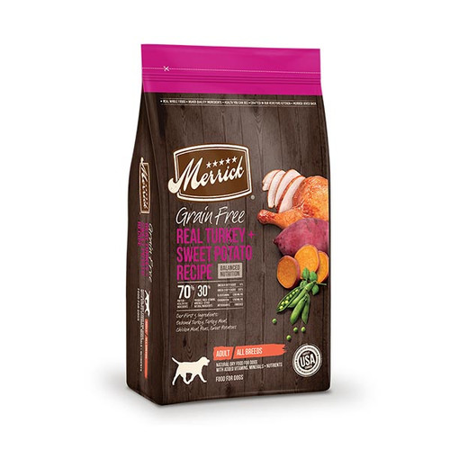 Foto Produk merrick grain free 1.8 kg dog real turkey and sweet potato recipe dari F.J. Pet Shop