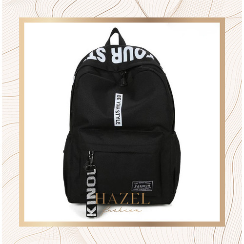 Foto Produk Tas Ransel Hypebeast Polos Murah Impor Cina Wanita Pria Backpack - Kuning dari Hazel_fashion