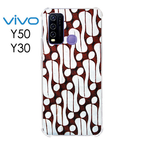 Foto Produk Casing Custom Case VIVO Y50 dan VIVO Y30 Softcase Motif Batik Bunga 11 dari Heavencase