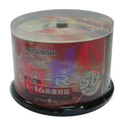 Foto Produk DVD-R MITSUBISHI (TABUNG 50) dari Red Samurai Games