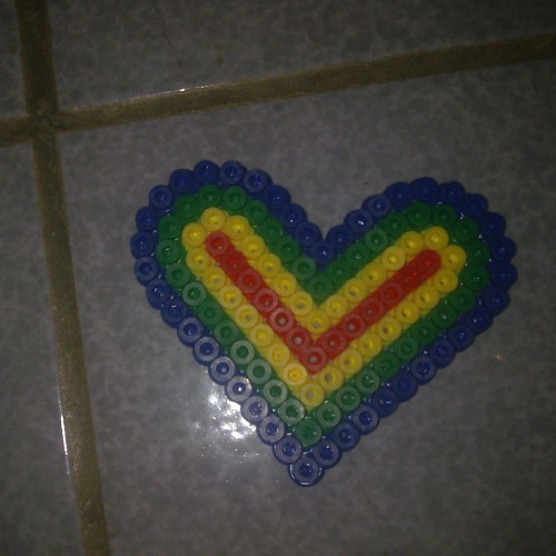 Foto Produk Kalung Hama Beads Love dari Shoopy Free