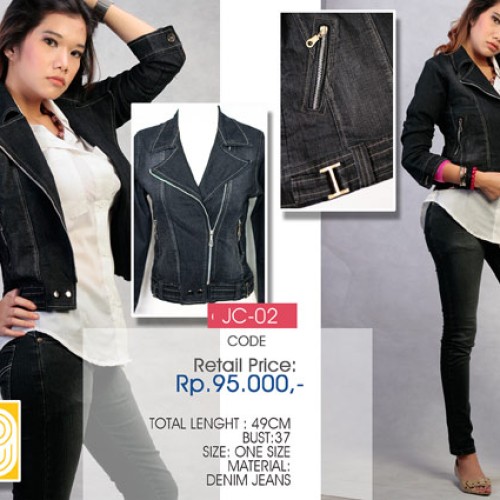 Foto Produk Jaket Jeans Hitam (MD2) dari LABEL9 CLOTH