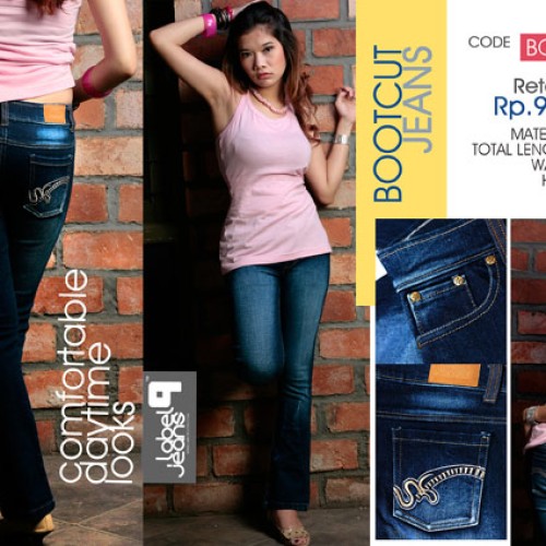 Foto Produk Celan Jeans Model BOOTCUT No.28 Warna Biru Belel dari LABEL9 CLOTH