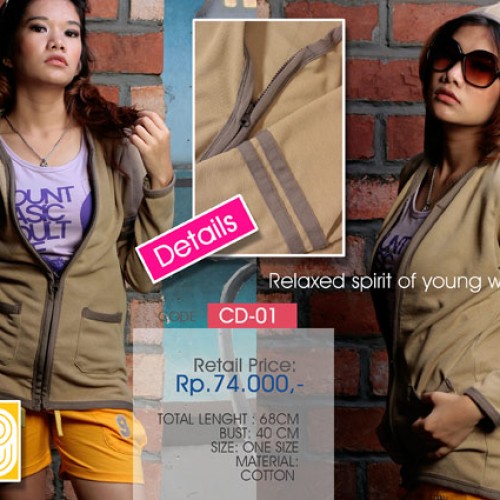 Foto Produk Cardigan waran coklat muda dari LABEL9 CLOTH