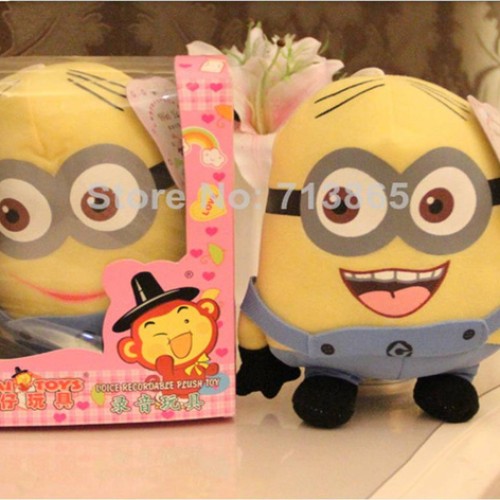 Foto Produk Boneka rekam suara recorded sound toys dolls mainan edukasi bisa merekam lagu puisi durasi 12 detik menembak pasangan ABG dari paffie shop