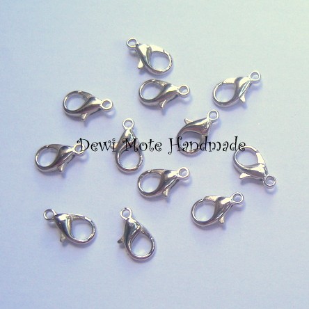 Foto Produk Bahan Aksesoris Kait Kalung Silver dari Dewi Mote