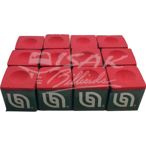 Foto Produk Aramith Chalks Belgium - 12 Piece - Kapur Billiard Aramith - Merah dari ISAK Billiard Sport Co.