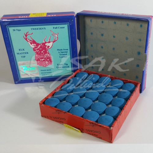 Foto Produk Master Tips Lokasi - 12 mm - box of 50 pcs - Billiard Biliar Cue Tip dari ISAK Billiard Sport Co.