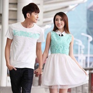 Foto Produk Baju Kaos Pakaian Mini Dress Couple Harvest Pasangan Cewek Cowok Murah dari Fairytale