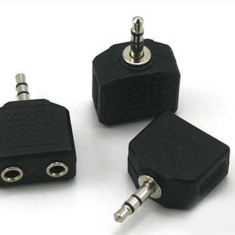 Foto Produk Audio Splitter Connector - Jack 3,5mm Cabang Dua dari rumahbaju