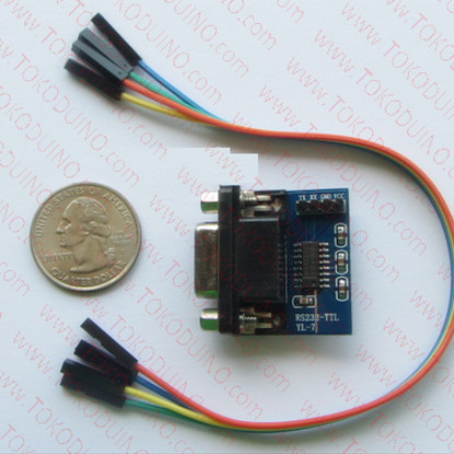 Foto Produk MAX3232 SERIAL TTL TO RS232 SERIAL CONVERTER MODULE 3,3V - 5,5V dari Tokoduino